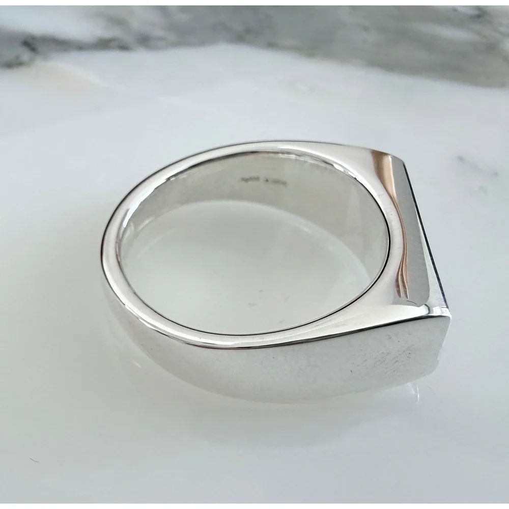 Gucci GG Tag RIng Chevalier, Size G 21 (US 9.5)